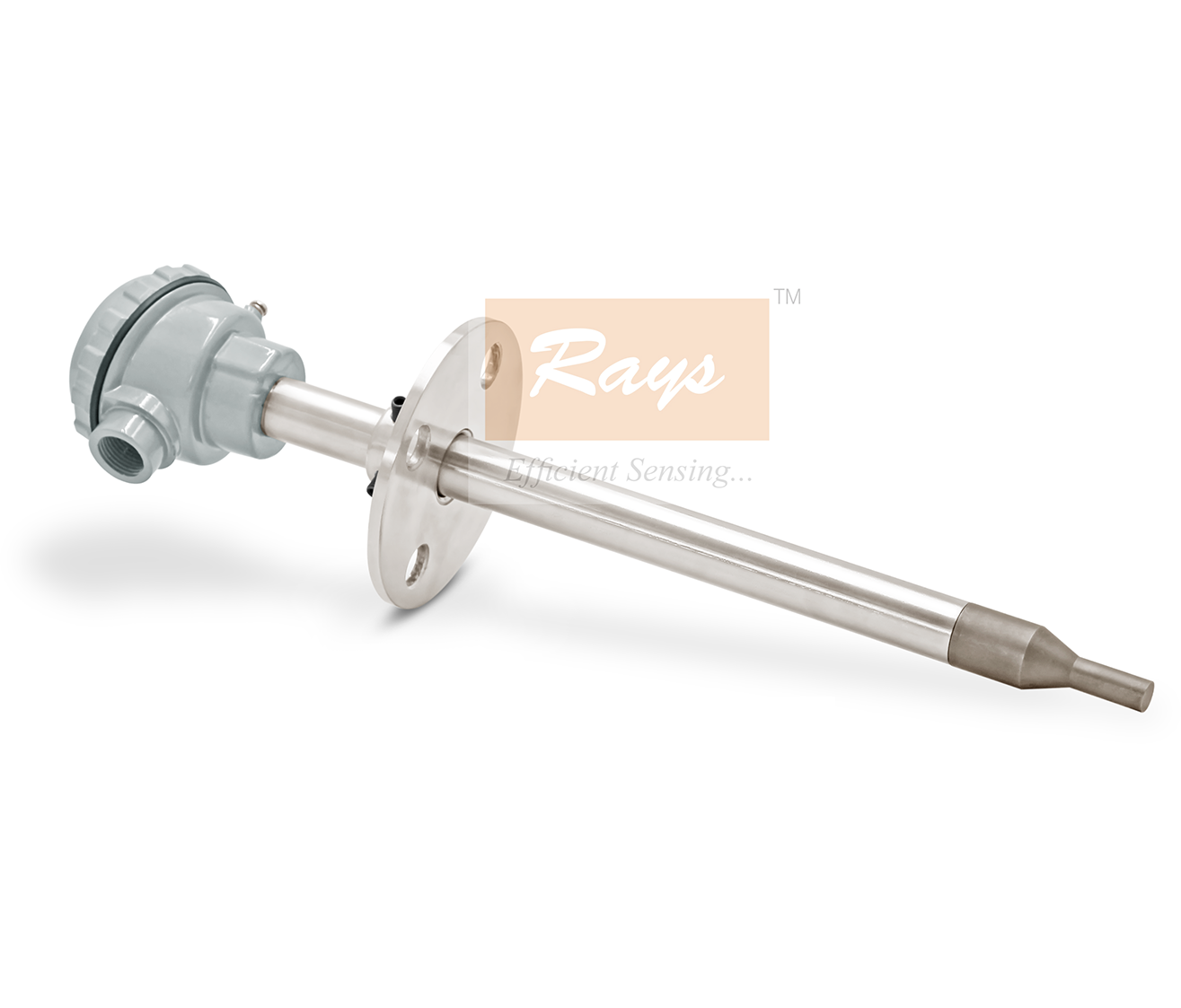 Thermocouple with Hardened Tip for Abrasive Environment